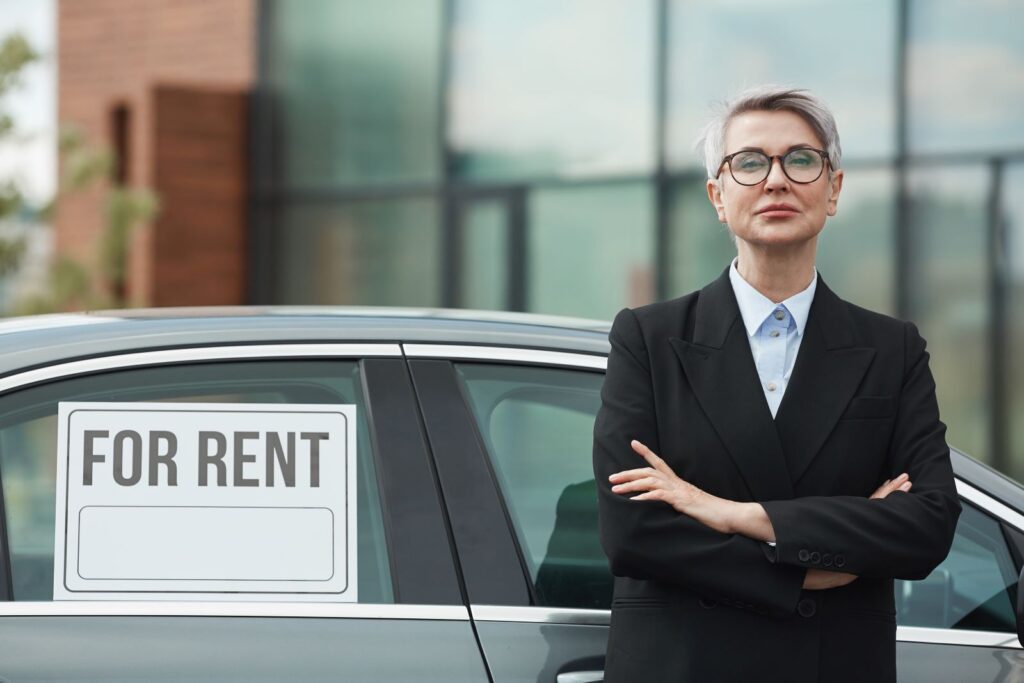 Commercial vehicle under a rent-to-own plan for small business operations
